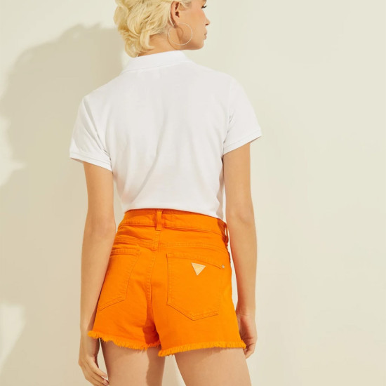 Guess Γυναικεία κοντομάνικη μπλούζα Logo Pique Polo